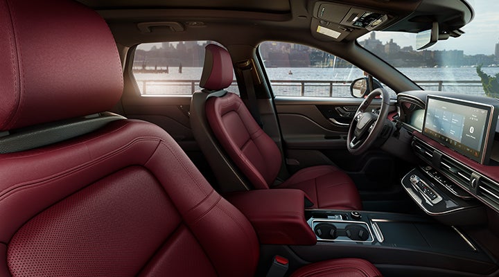 The available Perfect Position front seats in the 2024 Lincoln Corsair® SUV are shown. | Dave Sinclair Lincoln St. Peters in Saint Peters MO