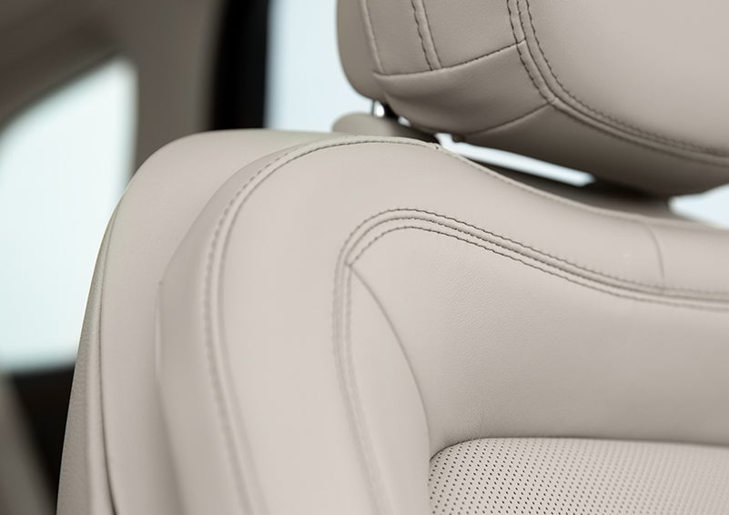 Fine craftsmanship is shown through a detailed image of front-seat stitching. | Dave Sinclair Lincoln St. Peters in Saint Peters MO