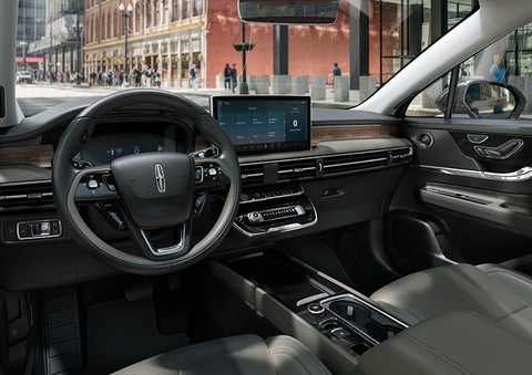 The interior dashboard of 2024 Lincoln Corsair® SUV is shown here. | Dave Sinclair Lincoln St. Peters in Saint Peters MO